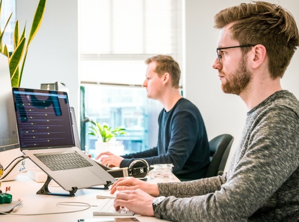 People working at their desk
